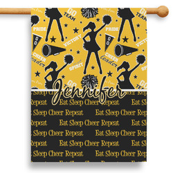 Cheer 28" House Flag (Personalized)