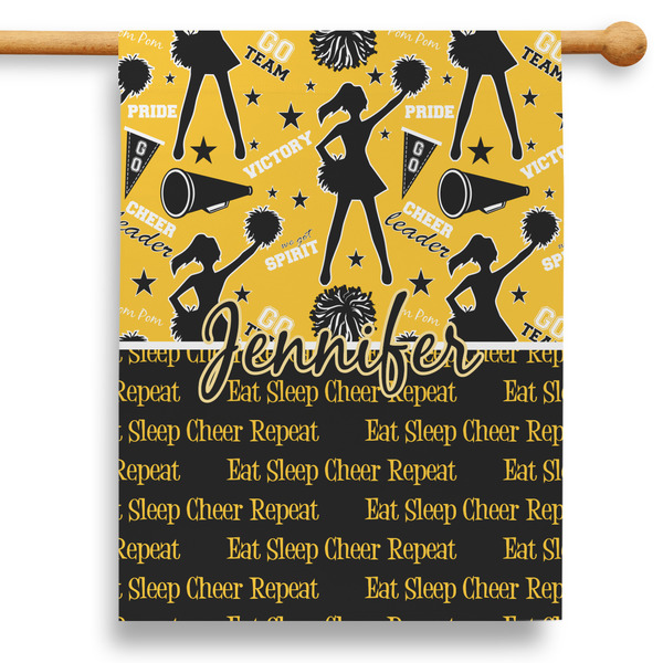 Custom Cheer 28" House Flag - Single Sided (Personalized)