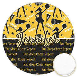 Cheer Printed Cookie Topper - 3.25" (Personalized)
