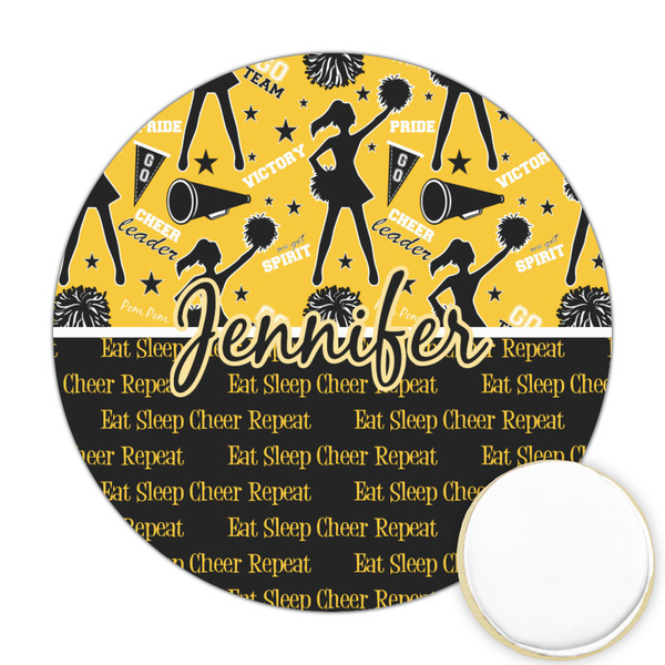 Custom Cheer Printed Cookie Topper - 2.5" (Personalized)