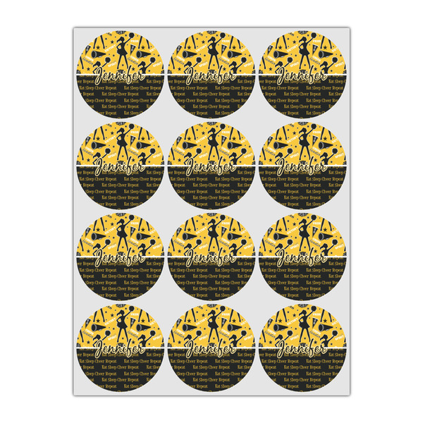 Cheer Icing Circle - Small - Set of 12