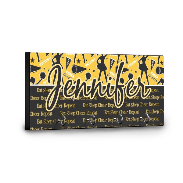 Cheer Key Hanger - Front View with Hooks