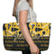 Cheer Large Rope Tote Bag - In Context View