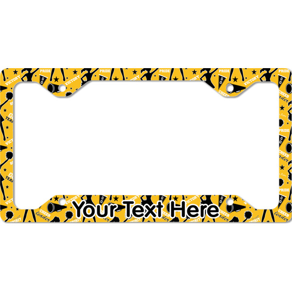 Custom Cheer License Plate Frame - Style C (Personalized)