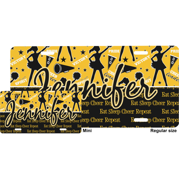 Cheer License Plate (Sizes)