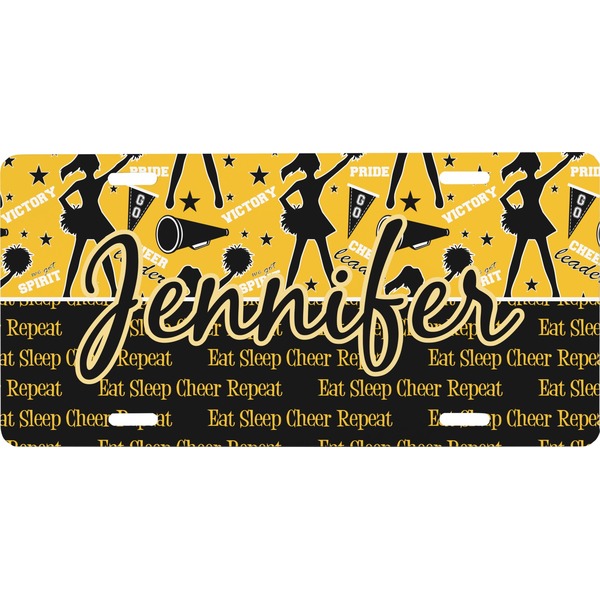 Custom Cheer Front License Plate (Personalized)