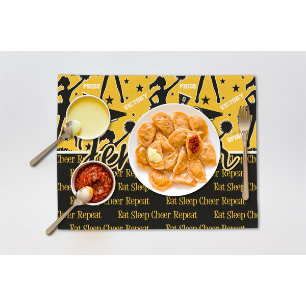Cheer Linen Placemat - Lifestyle (single)