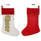 Cheer Linen Stockings w/ Red Cuff - Front & Back (APPROVAL)