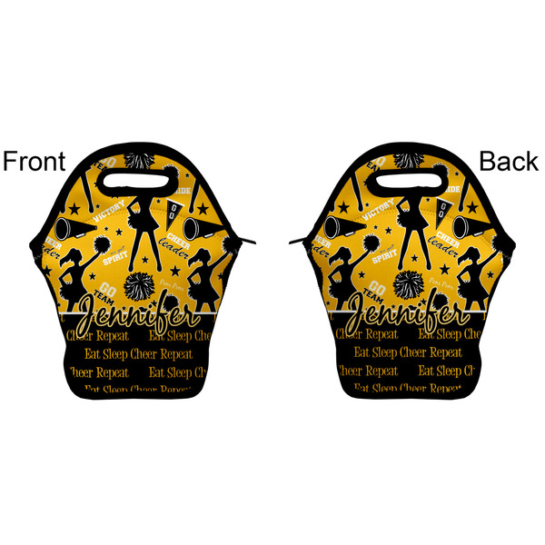 Cheer Lunch Bag - Front and Back