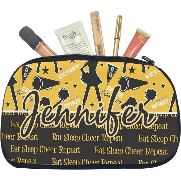 Custom Cheer Makeup / Cosmetic Bag - Medium (Personalized)