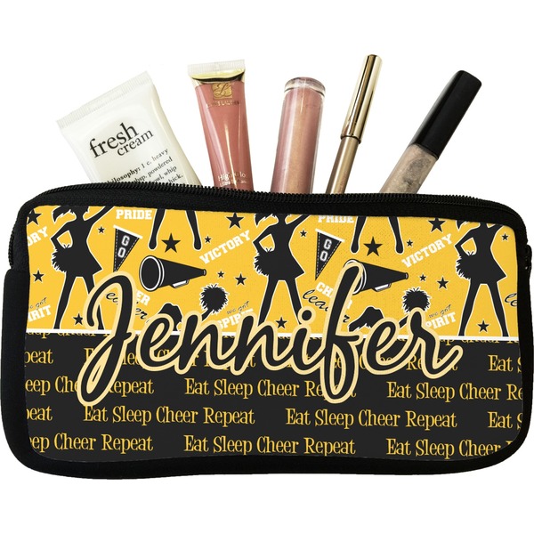 Custom Cheer Makeup / Cosmetic Bag (Personalized)