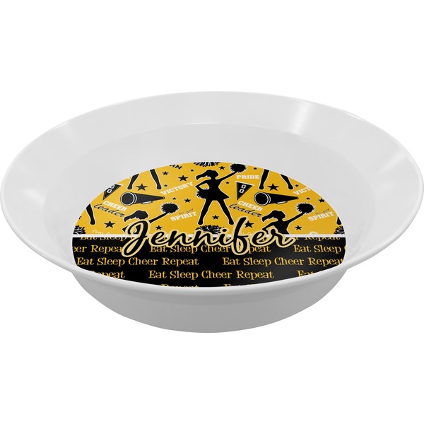 Custom Cheer Melamine Bowl (Personalized)