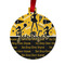 Cheer Metal Ball Ornament - Front