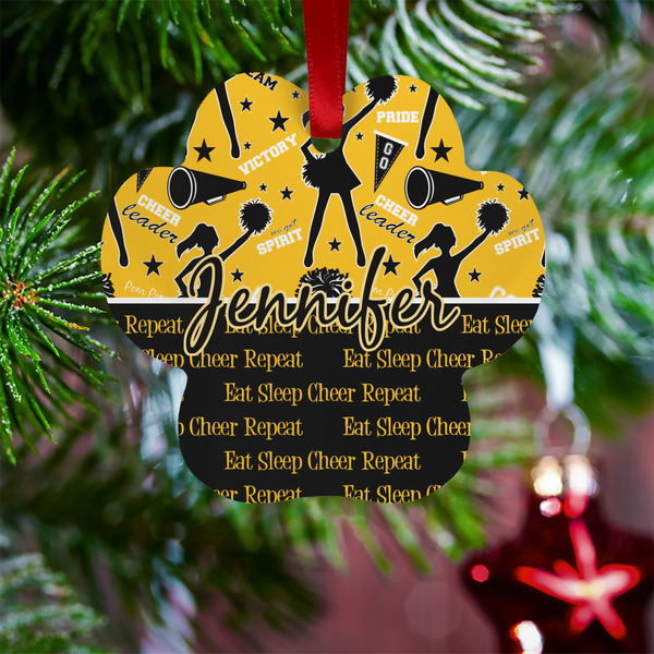 Cheer Metal Paw Ornament - Lifestyle