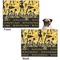 Cheer Microfleece Dog Blanket - Regular - Front & Back