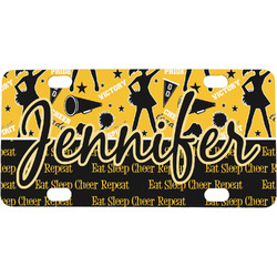 Cheer Mini / Bicycle License Plate (4 Holes) (Personalized)