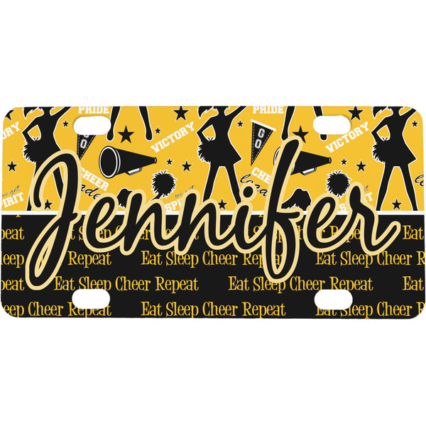 Custom Cheer Mini/Bicycle License Plate (Personalized)