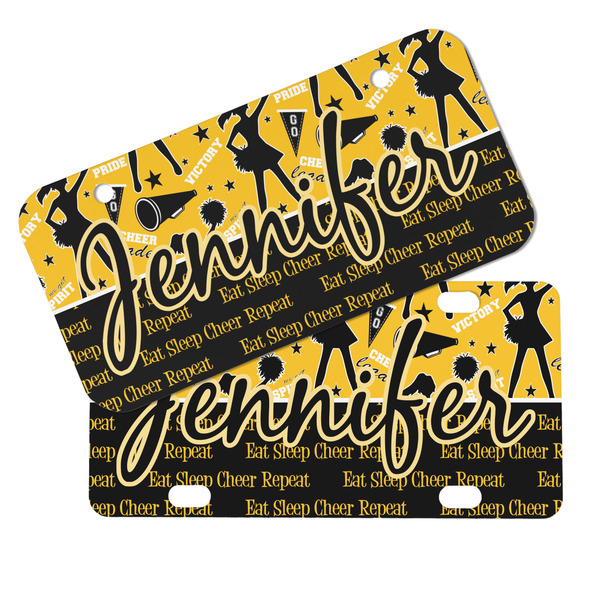 Cheer Mini License Plates - MAIN (4 and 2 Holes)