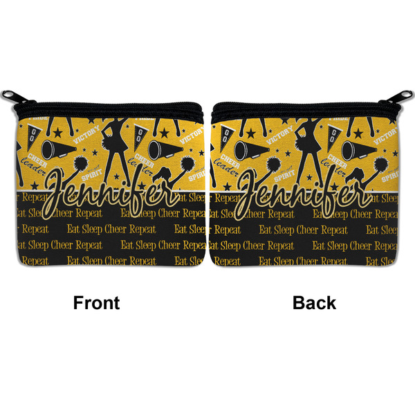 Cheer Neoprene Coin Purse - Front & Back (APPROVAL)