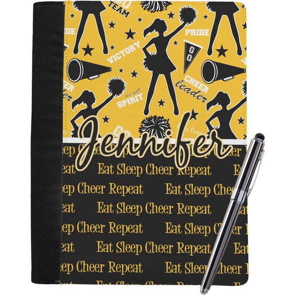 Custom Cheer Notebook Padfolio - Large w/ Name or Text