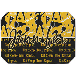 Cheer Dining Table Mat - Octagon (Single-Sided) w/ Name or Text