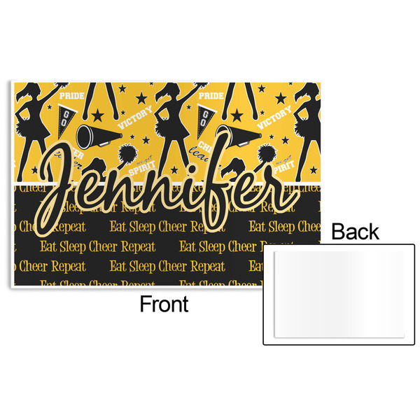 Cheer Disposable Paper Placemat - Front & Back
