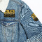 Cheer Patches Lifestyle Jean Jacket Detail