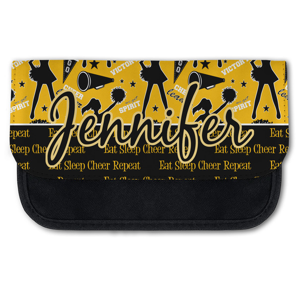 Custom Cheer Canvas Pencil Case w/ Name or Text