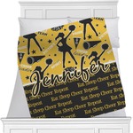 Cheer Minky Blanket - Twin / Full - 80"x60" - Single Sided (Personalized)