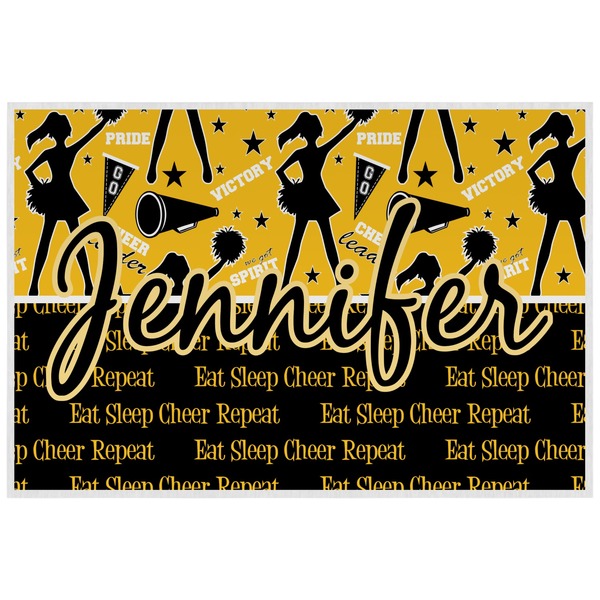 Custom Cheer Laminated Placemat w/ Name or Text