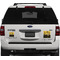Cheer Personalized Square Car Magnets on Ford Explorer