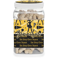 Cheer Dog Treat Jar (Personalized)
