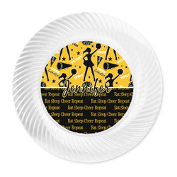 Cheer Plastic Party Dinner Plates - 10" (Personalized)