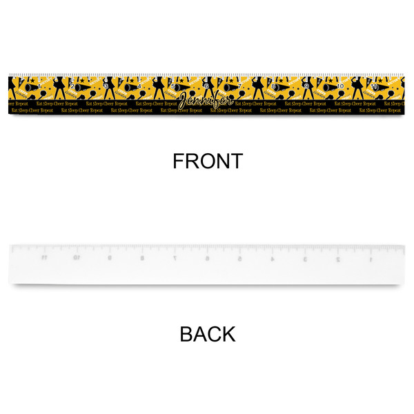 Cheer Plastic Ruler - 12" - APPROVAL