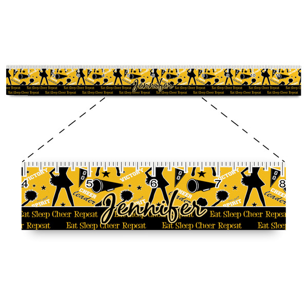 Custom Cheer Plastic Ruler - 12" (Personalized)