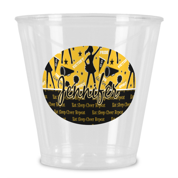 Custom Cheer Plastic Shot Glass (Personalized)
