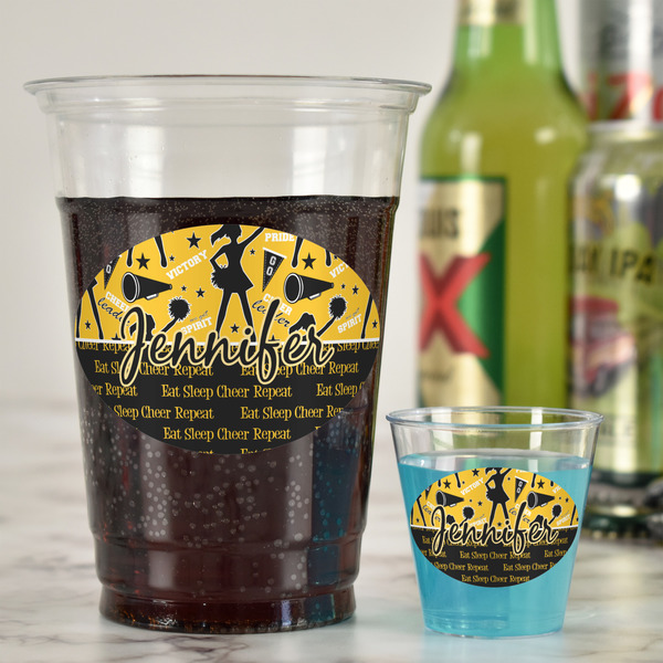 Cheer Plastic Shot Glasses - In Context