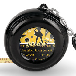 Cheer Pocket Tape Measure - 6 Ft w/ Carabiner Clip (Personalized)