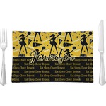 Cheer Rectangular Glass Lunch / Dinner Plate - Single or Set (Personalized)