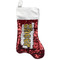 Cheer Red Sequin Stocking - Front
