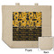 Cheer Reusable Cotton Grocery Bag - Front & Back View