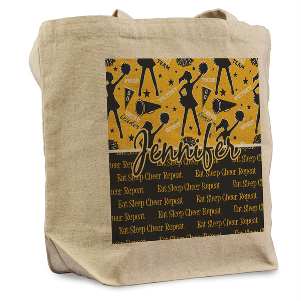 Custom Cheer Reusable Cotton Grocery Bag (Personalized)