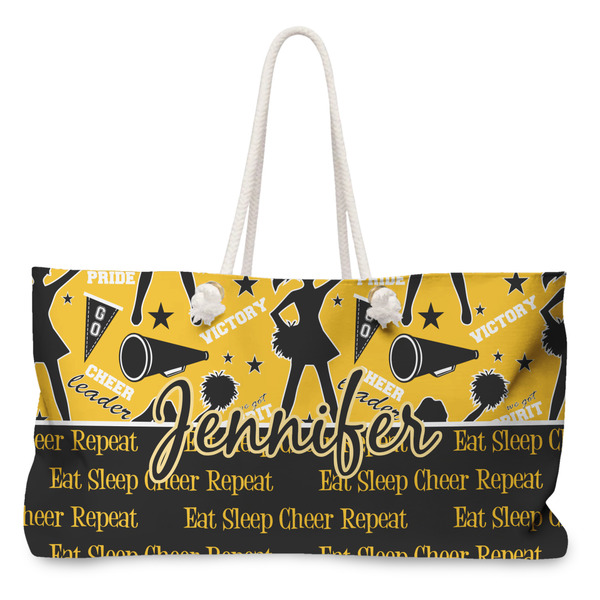 Custom Cheer Large Tote Bag with Rope Handles (Personalized)