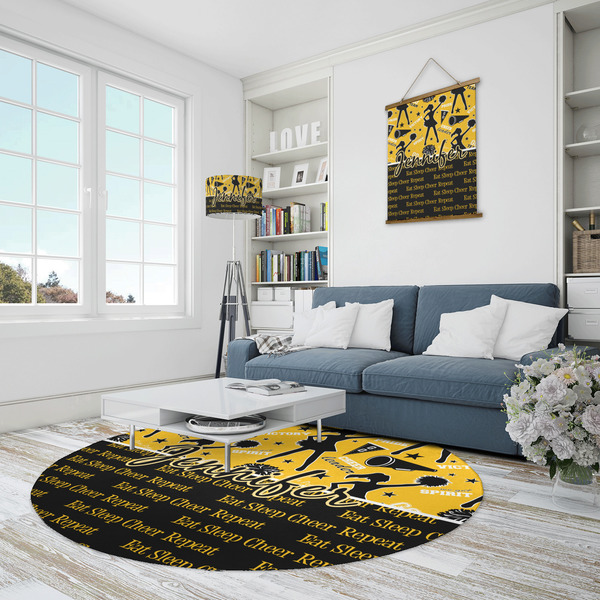 Cheer Round Area Rug - IN CONTEXT