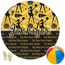 Cheer Round Beach Towel (Personalized)