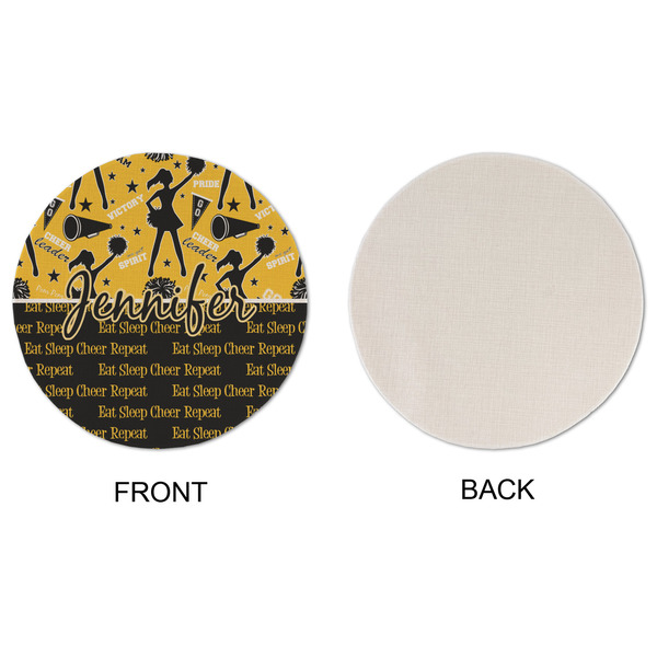 Cheer Round Linen Placemats - APPROVAL (single sided)