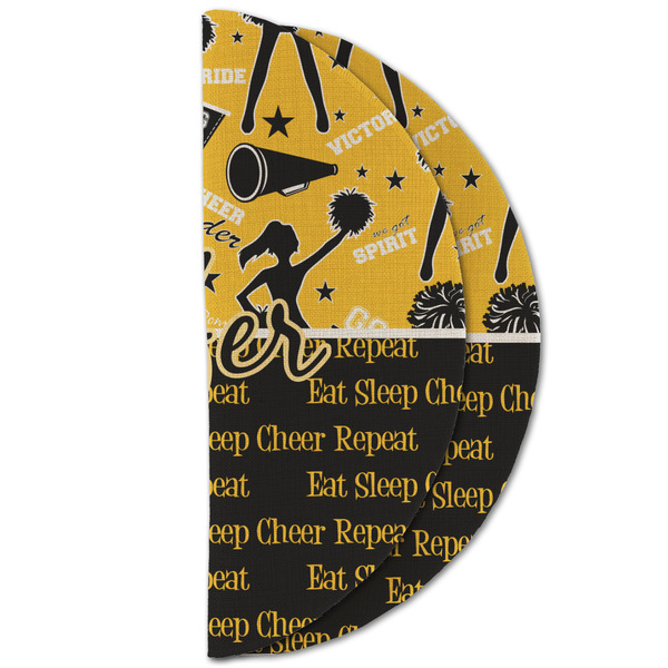 Cheer Round Linen Placemats - HALF FOLDED (double sided)