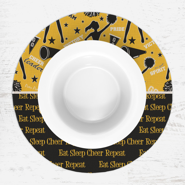 Cheer Round Linen Placemats - LIFESTYLE (single)