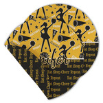 Cheer Round Linen Placemat - Double Sided - Set of 4 (Personalized)