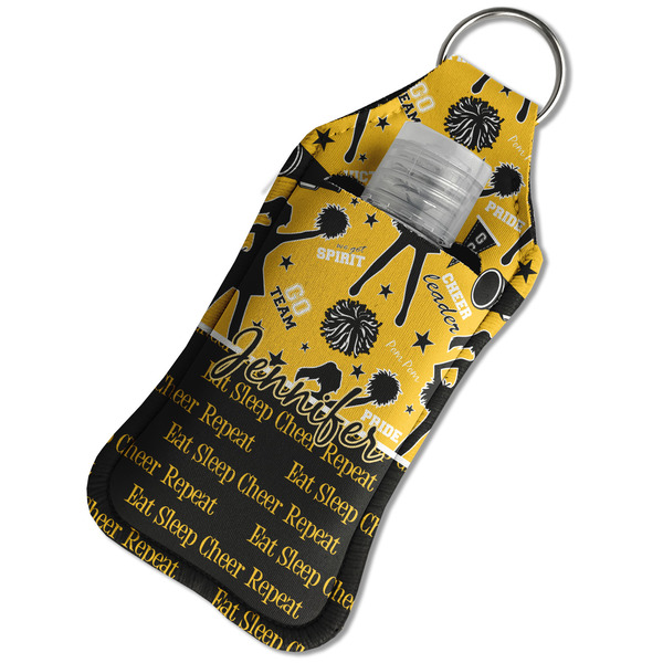 Cheer Sanitizer Holder Keychain - Large in Case